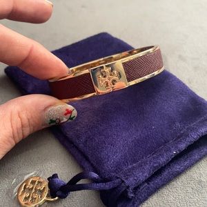 ⭐️SALE🎄Tory Burch Leather Inlay Bracelet